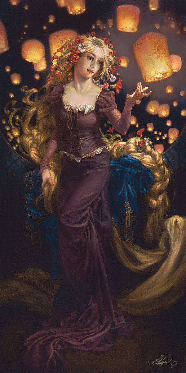 Heather Edwards Disney I See the Light Limited Edition Canvas Giclee