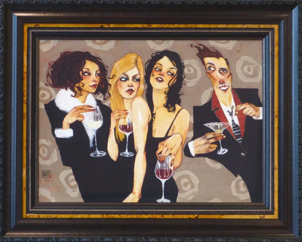 Todd White Intoxication at the Flower Lounge Limited Edition Canvas Giclee