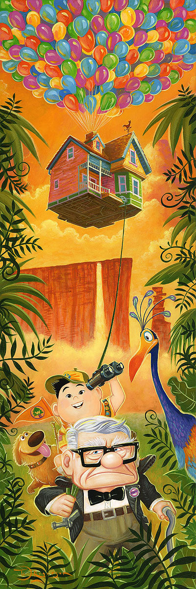 Tim Rogerson Disney "Journey to Paradise Falls" Limited Edition Canvas Giclee