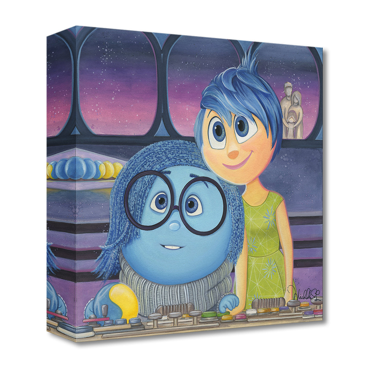 Michelle St. Laurent Disney "Joy and Sadness" Limited Edition Canvas Giclee