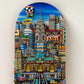Charles Fazzino "Lady Liberty in NYC" Skateboard Deck 3D Limited Edition Print on Authentic Skateboard Deck