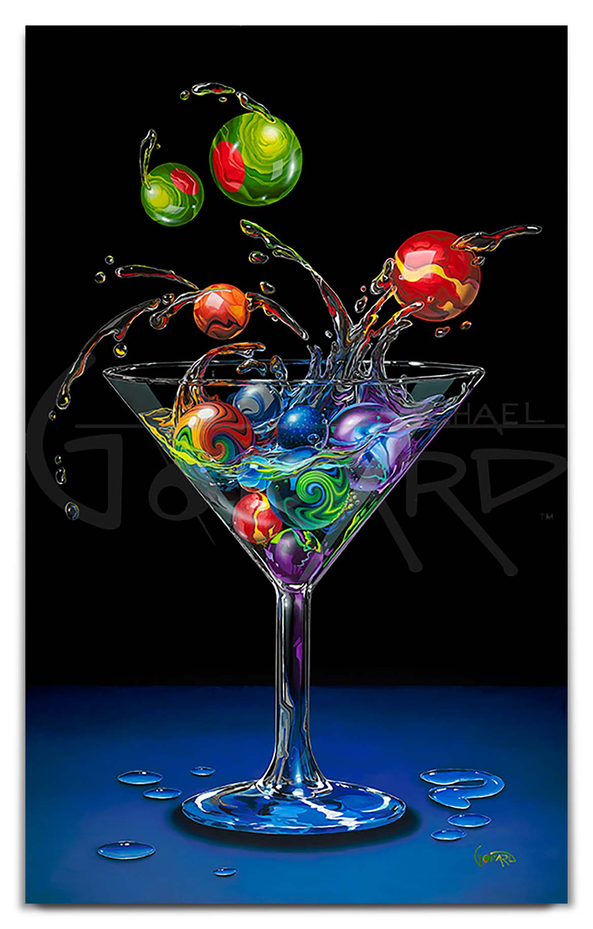 Michael Godard Losing my Marbles Limited Edition Canvas Giclee