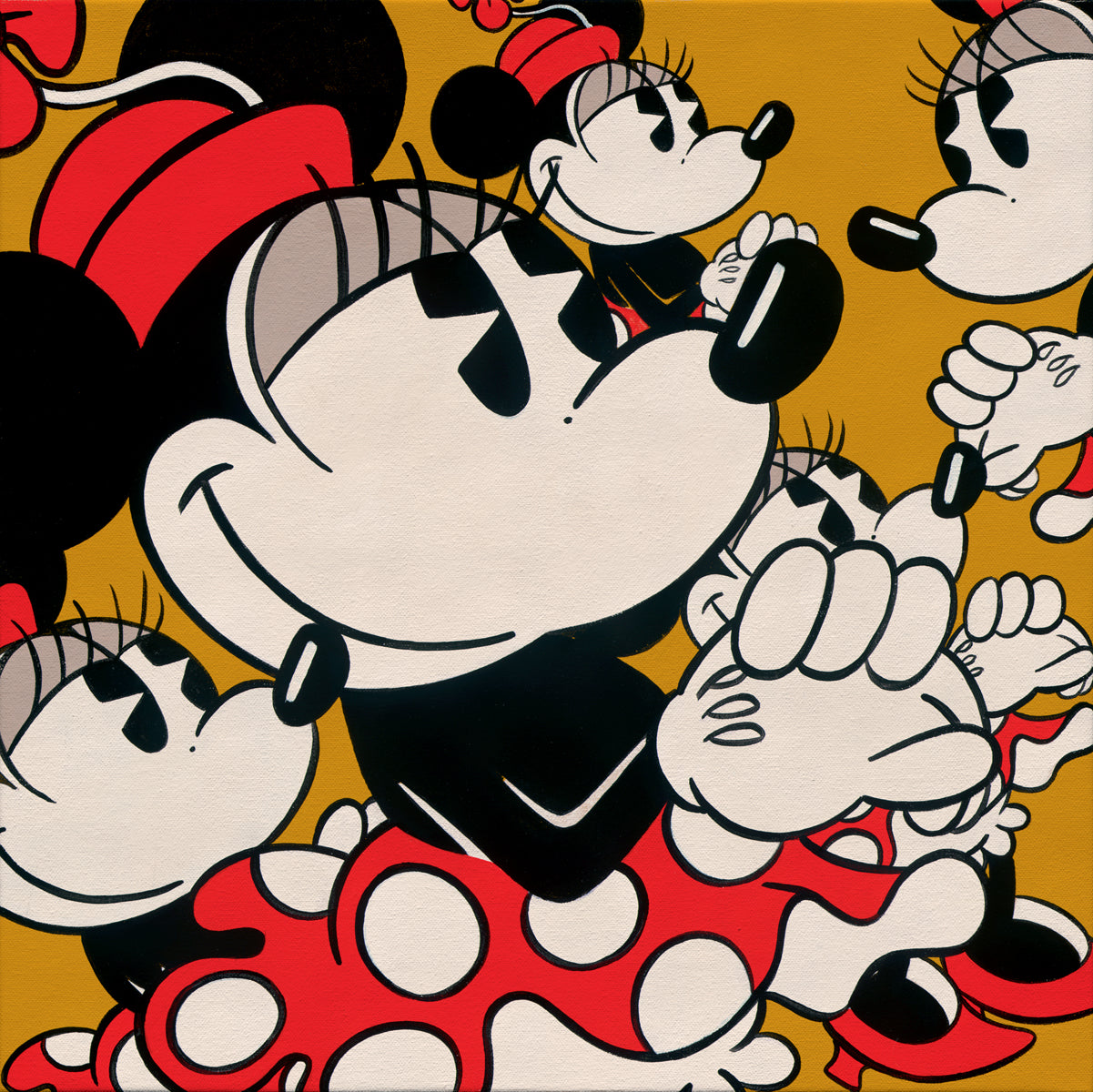 Trevor Carlton Disney Many Minnies Limited Edition Canvas Giclee