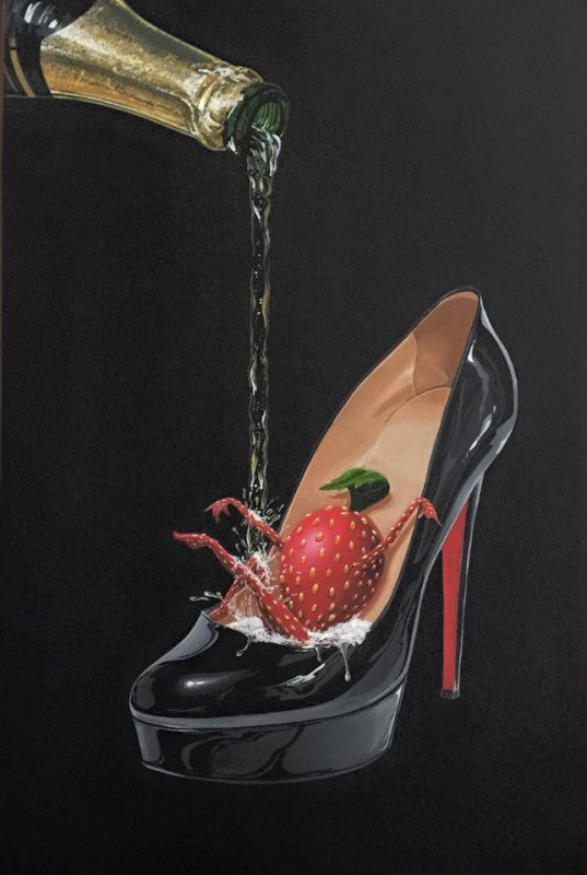 Michael Godard "Champagne Shoe" Limited Edition