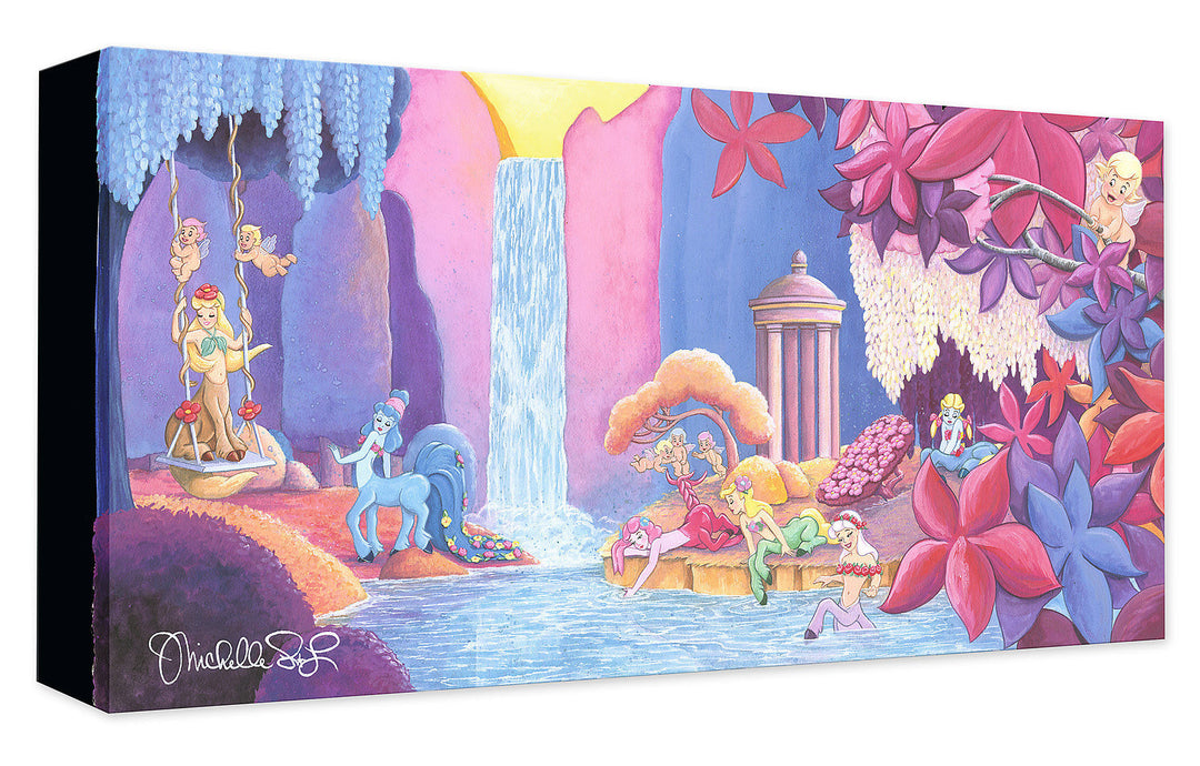 Michelle St. Laurent Disney Garden of Beauty Limited Edition Canvas Giclee