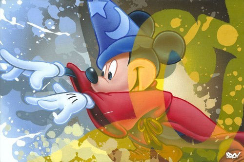 Arcy Disney Mickey Sorcerer Limited Edition Canvas Giclee