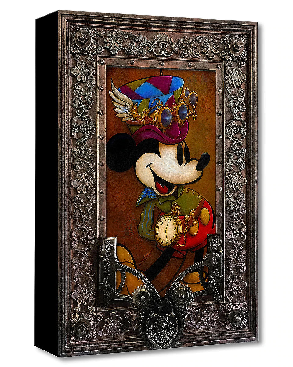 Krystiano Dacosta Disney Mickey Through the Gears Limited Edition Canvas Giclee