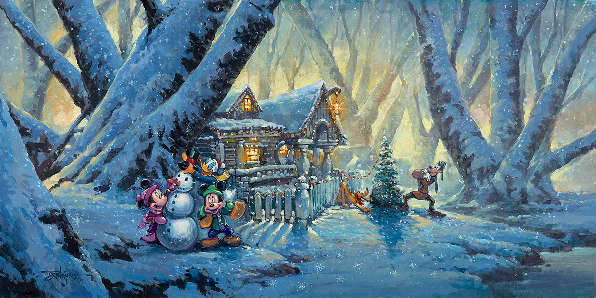 Rodel Gonzalez Disney Miracles of Winter Limited Edition Canvas Giclee