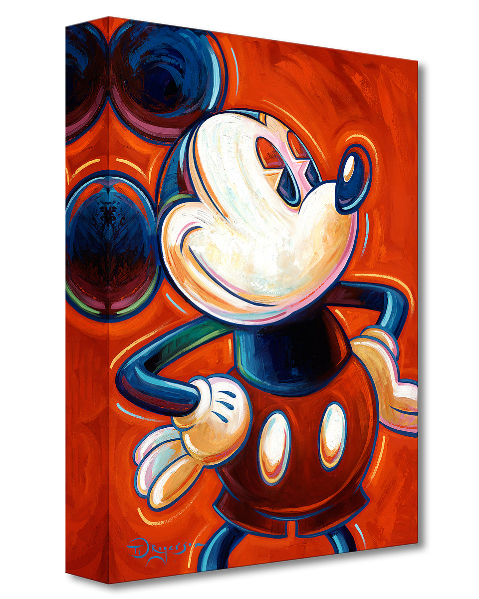 Tim Rogerson Disney "Modern Mickey Red" Limited Edition Canvas Giclee