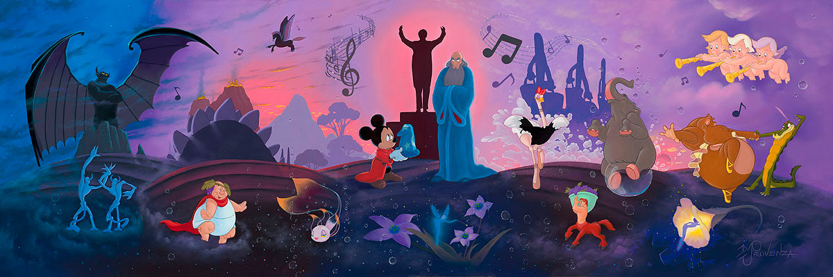 Michael Provenza Disney "Music, Story, and Dance" Limited Edition Canvas Giclee