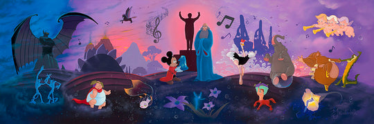 Michael Provenza Disney Music, Story, and Dance Limited Edition Canvas Giclee