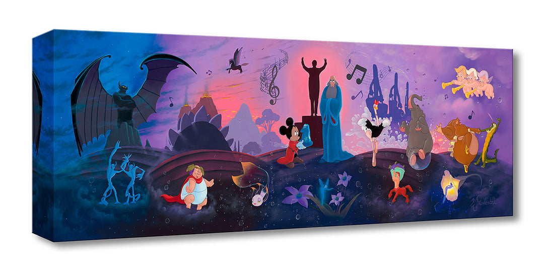 Michael Provenza Disney Music, Story, and Dance Limited Edition Canvas Giclee