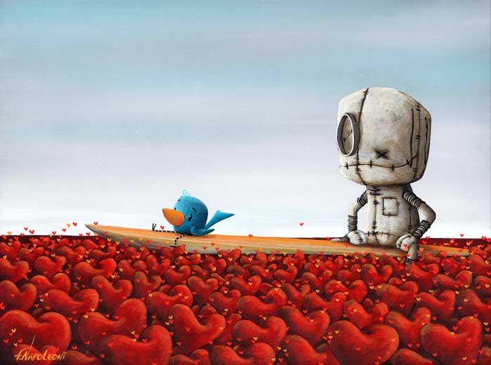 Fabio Napoleoni "The Right One Will Come Along" Limited Edition Paper Giclee