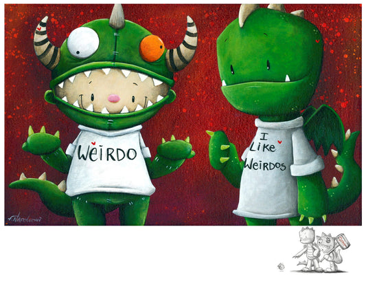 Fabio Napoleoni "A Perfect Pair" Limited Edition Paper Giclee