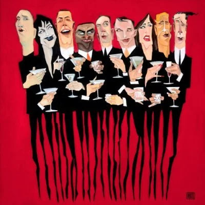 Todd White Night at Nic's Limited Edition Canvas Giclee