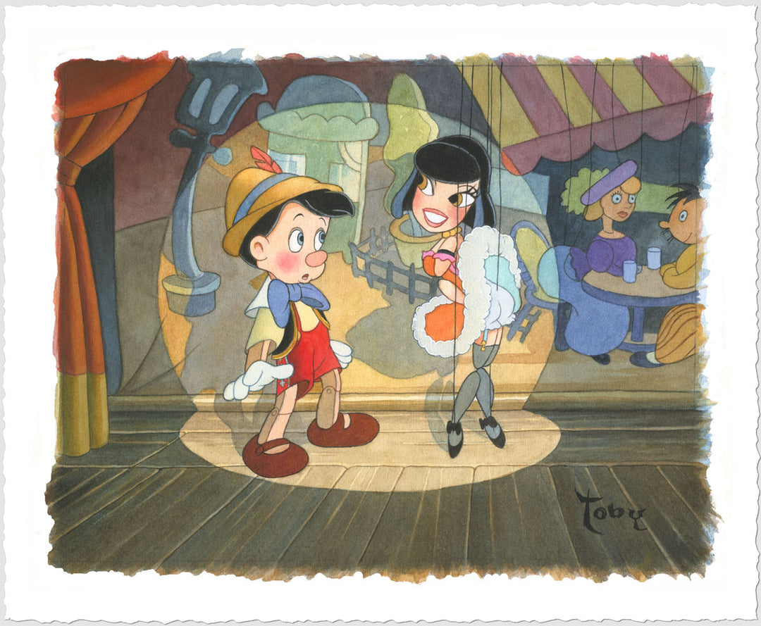 Toby Bluth Disney Ooh La La Limited Edition Paper Giclee