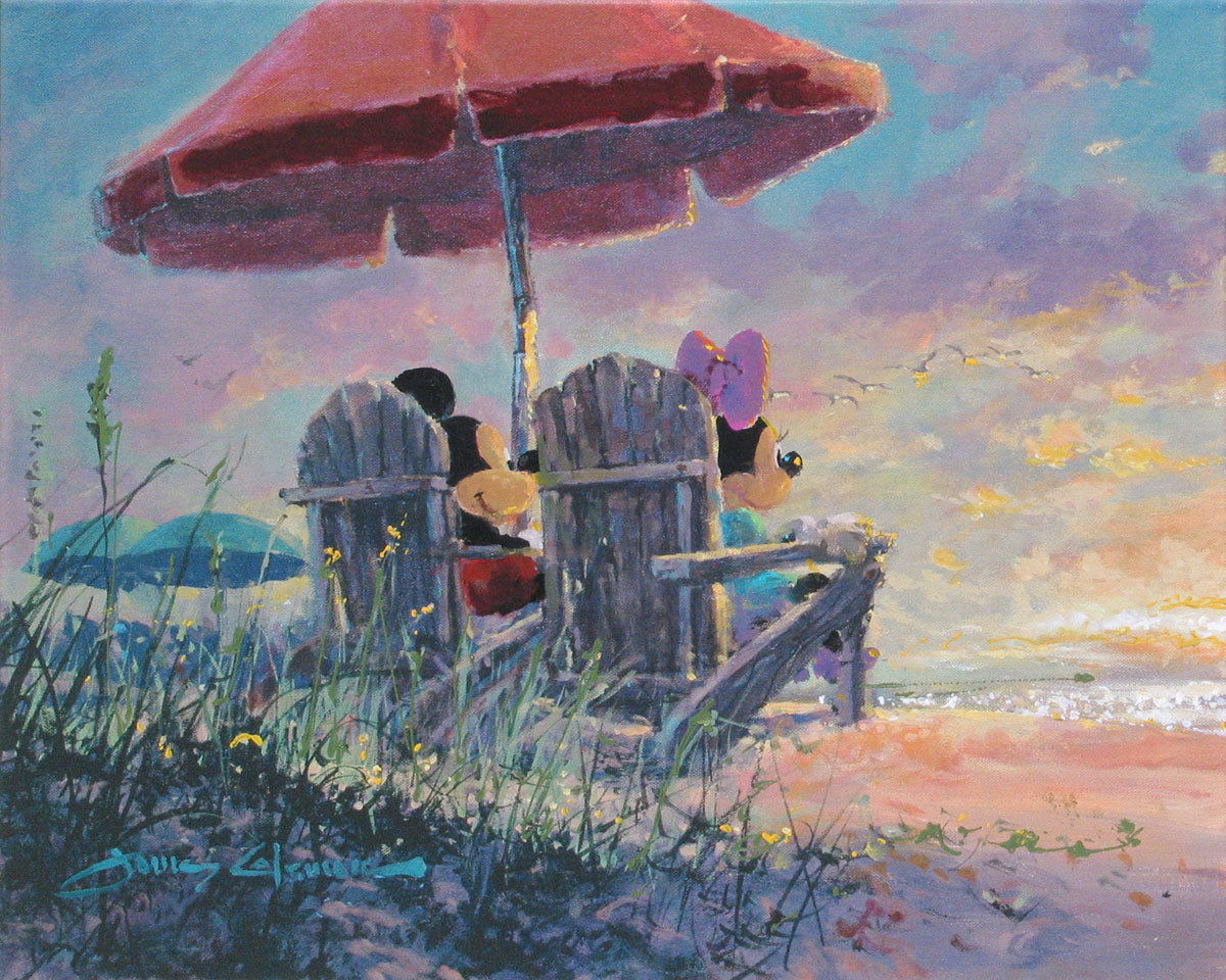 James Coleman Disney "Our Sunset" Limited Edition Canvas Giclee