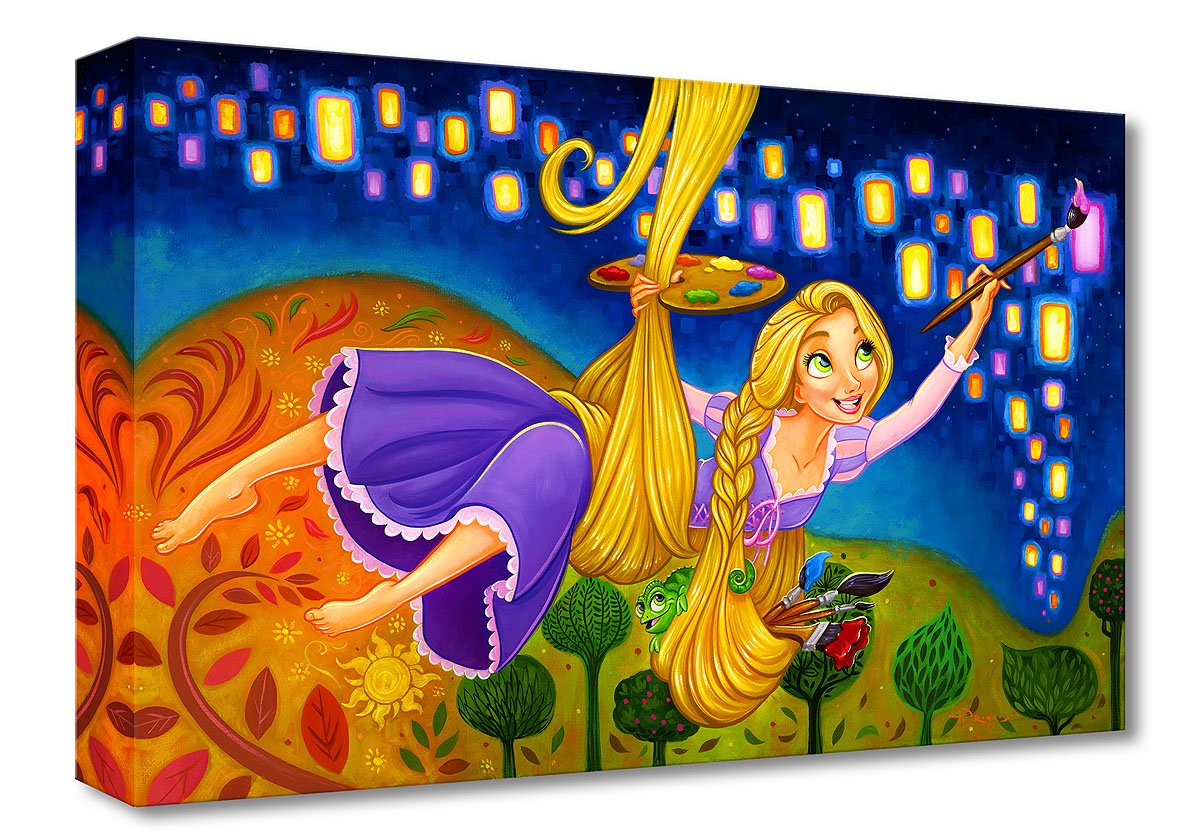 Tim Rogerson Disney "Painting Lights" Limited Edition Canvas Giclee