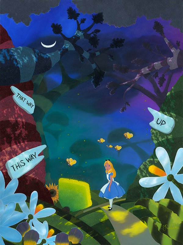 Michael Provenza Disney "Curiouser" Limited Edition Canvas Giclee