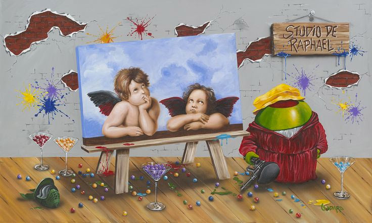 Michael Godard "Raphael" Limited Edition Canvas Giclee