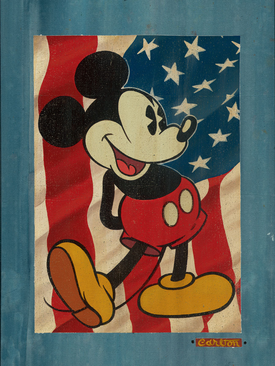 Trevor Carlton Disney Red, White and Blue Jeans Limited Edition Canvas Giclee