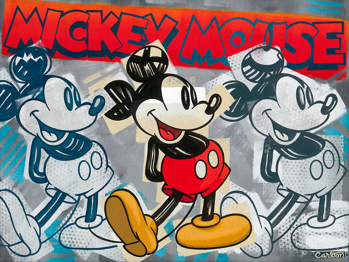 Trevor Carlton Disney Red is the New Grey Limited Edition Canvas Giclee