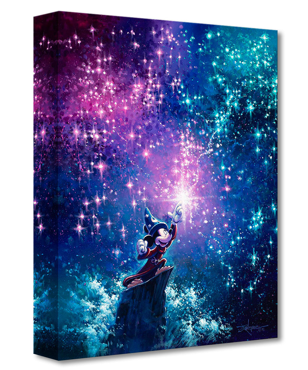 Rodel Gonzalez Disney Sorcerer Mickey Limited Edition Canvas Giclee