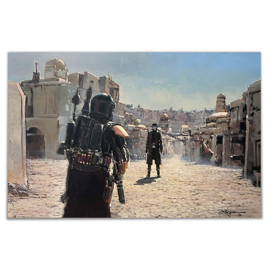 Rodel Gonzalez Star Wars "Standoff" Limited Edition Canvas Giclee