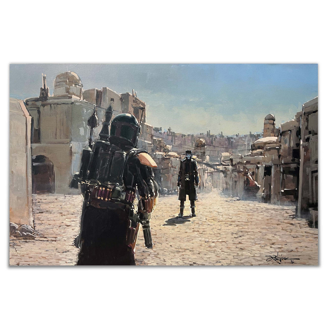 Rodel Gonzalez Star Wars Standoff Limited Edition Canvas Giclee