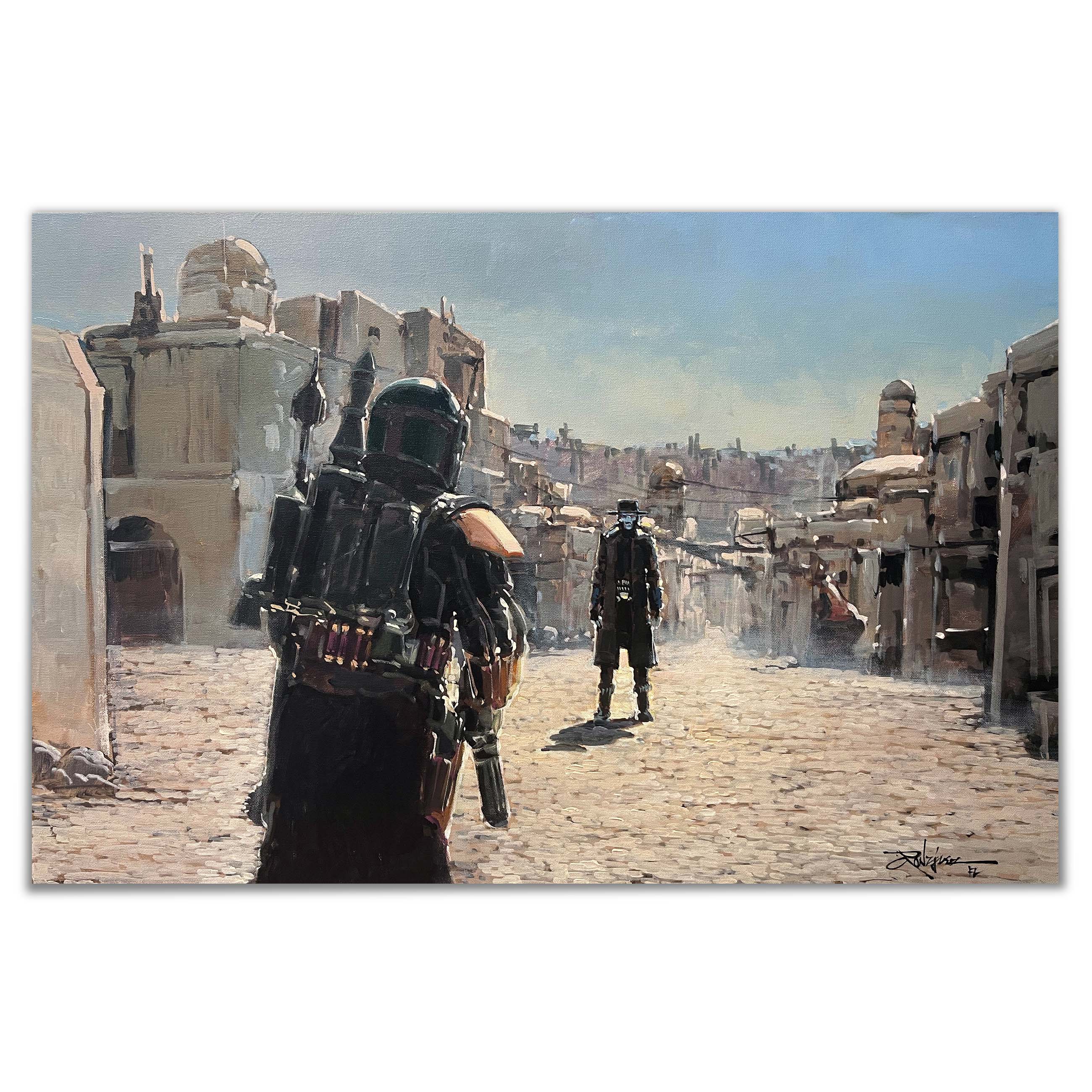 Rodel Gonzalez Star Wars Standoff Limited Edition Canvas Giclee