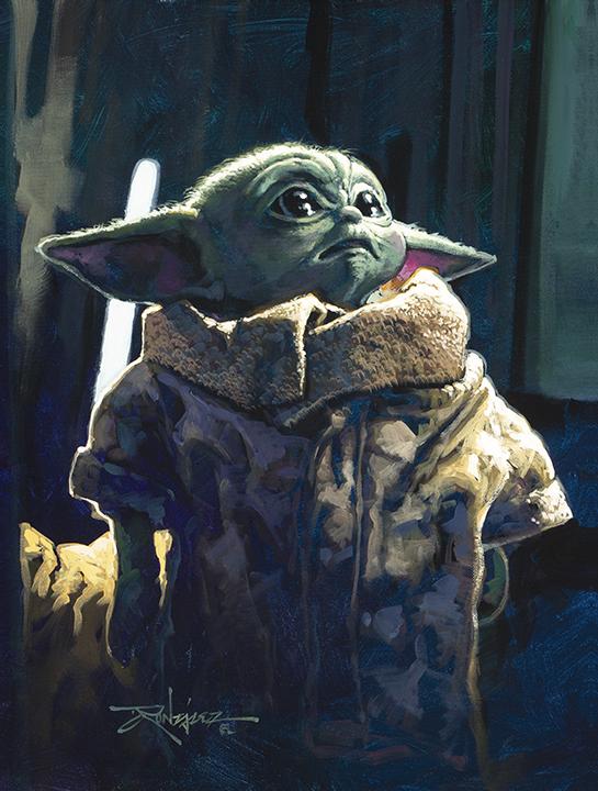 Rodel Gonzalez Star Wars The Child Limited Edition Canvas Giclee