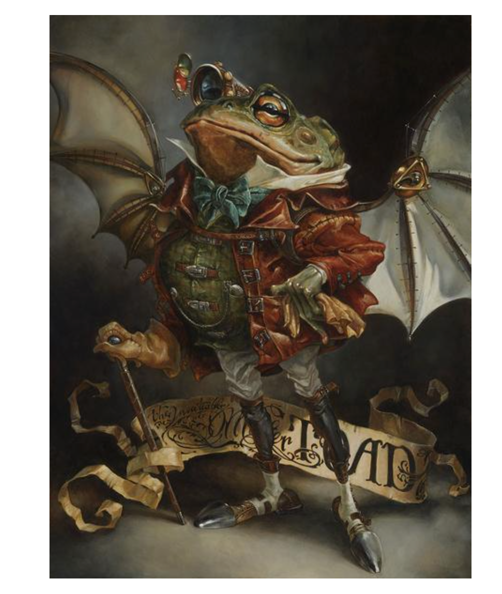 Heather Edwards Disney "The Insatiable Mr. Toad" Limited Edition Canvas Giclee