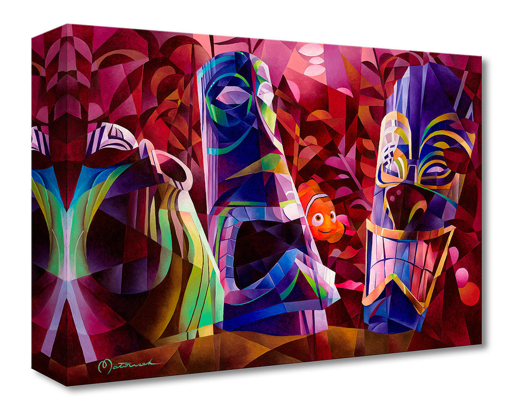 Tom Matousek Disney Shark Bait Hoo Ha Ha Limited Edition Canvas Giclee
