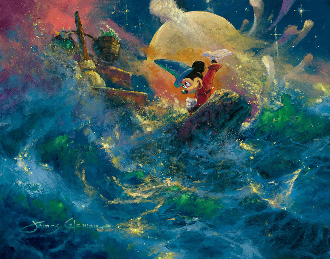 James Coleman Disney Sorcerer Symphony Limited Edition Canvas Giclee