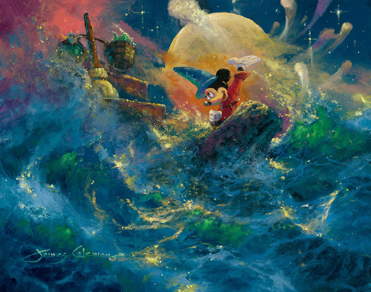 James Coleman Disney Sorcerer Symphony Limited Edition Canvas Giclee