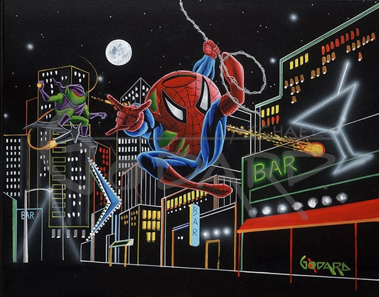 Michael Godard "Spider-Tini" Limited Edition Canvas Giclee