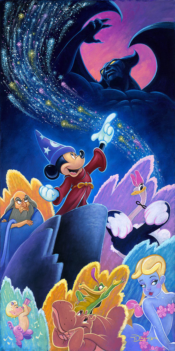 Tim Rogerson Disney "Splashes of Fantasia" Limited Edition Canvas Giclee