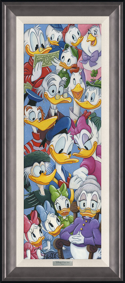 Michelle St. Laurent Disney Duck Family Limited Edition Canvas Giclee