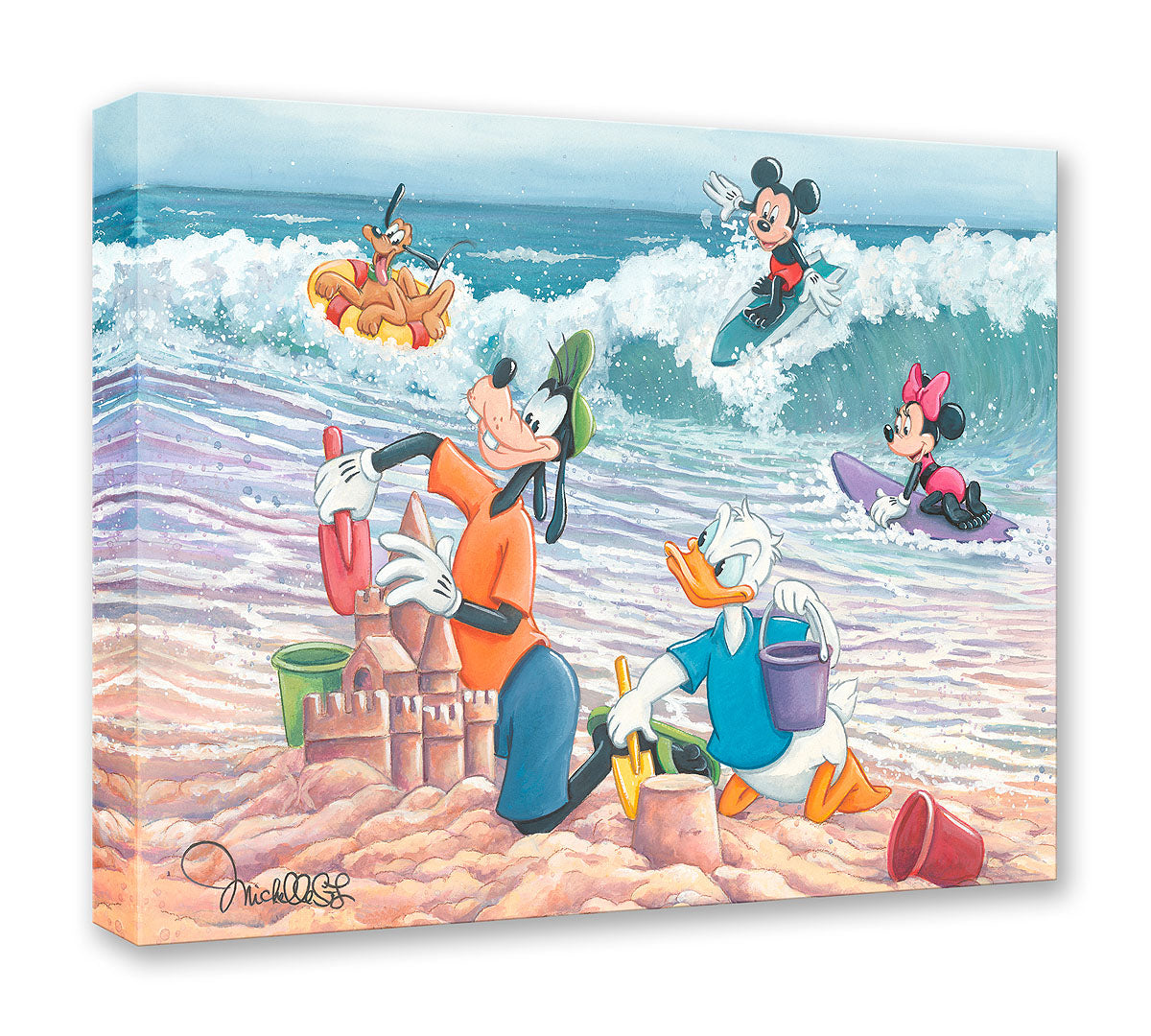 Michelle St. Laurent Disney "Sand Castles" Limited Edition Canvas Giclee