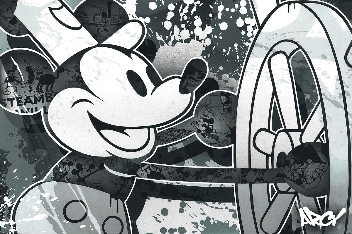 Arcy Disney "Steamboat Willie" Limited Edition Canvas Giclee