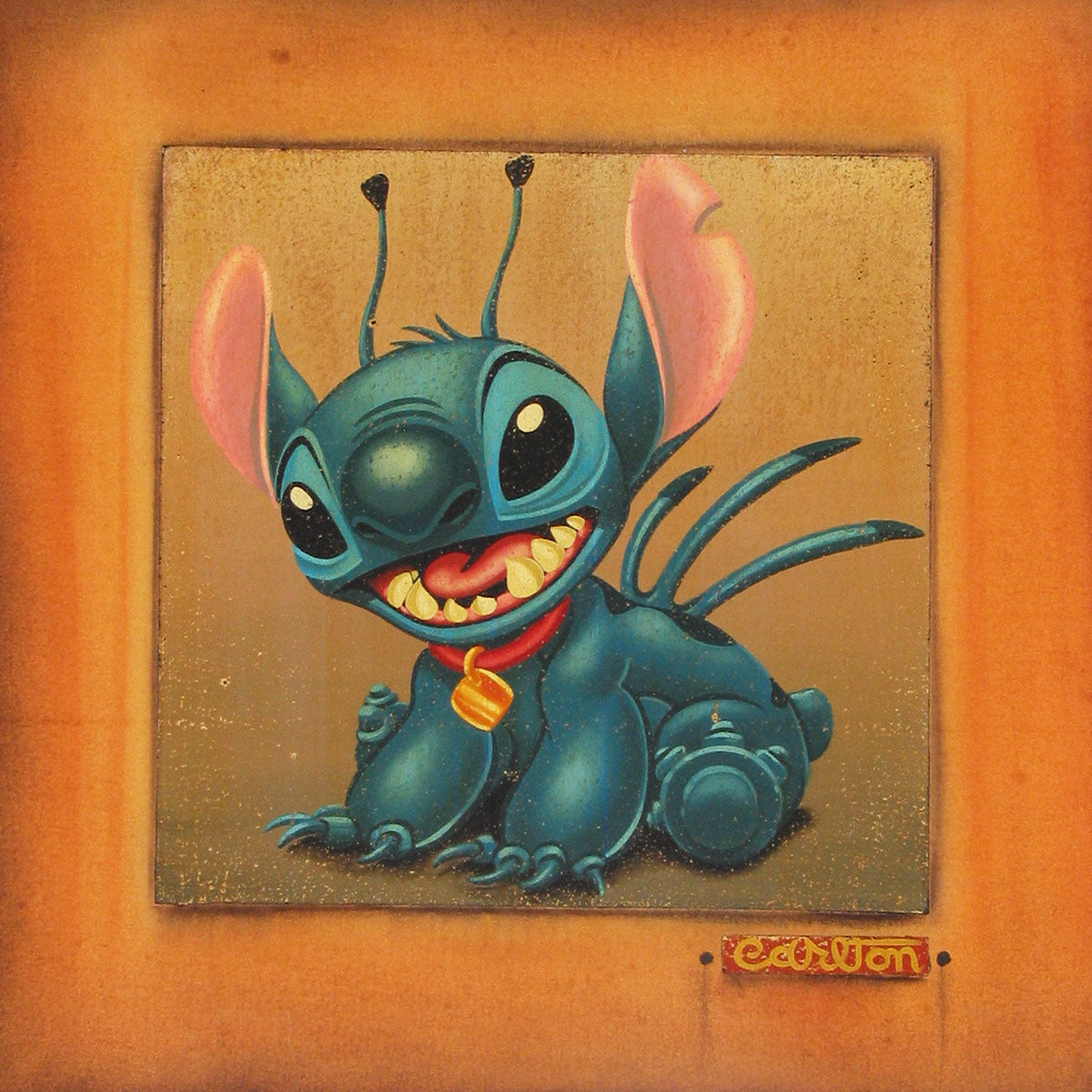 Trevor Carlton Disney Stitch Limited Edition Canvas Giclee