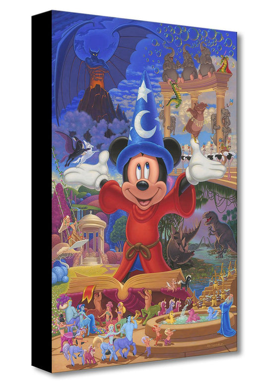 Manuel Hernandez Disney Story of Music and Magic Limited Edition Canvas Giclee