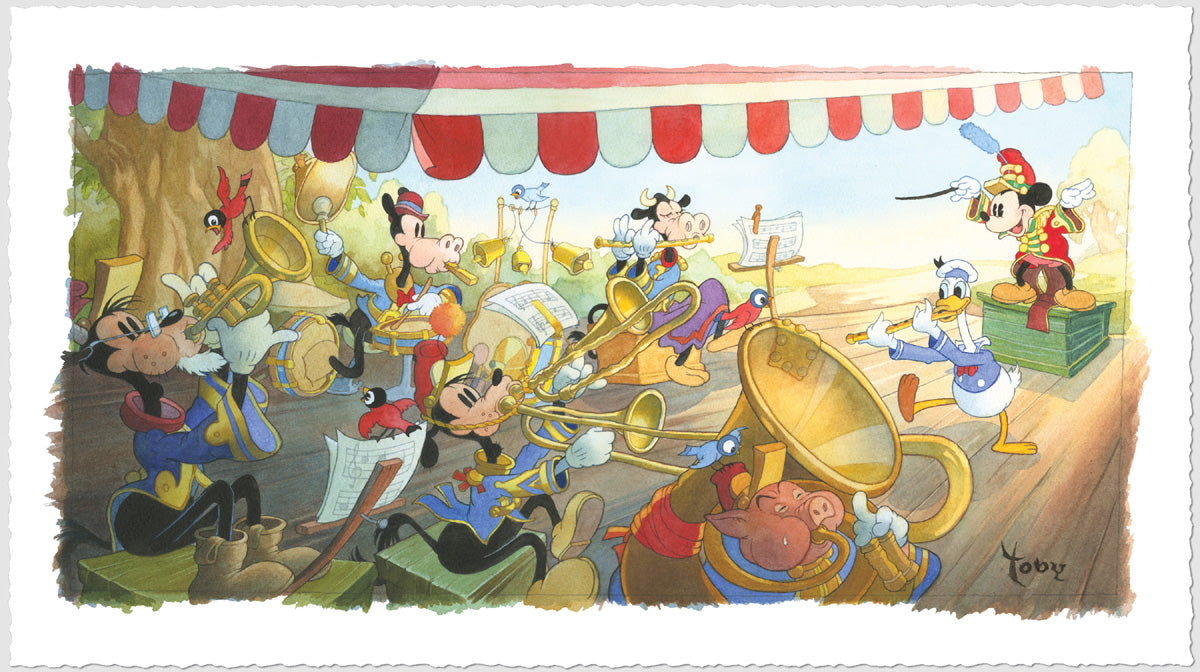 Toby Bluth Disney "Strike Up The Band" Limited Edition Paper Giclee