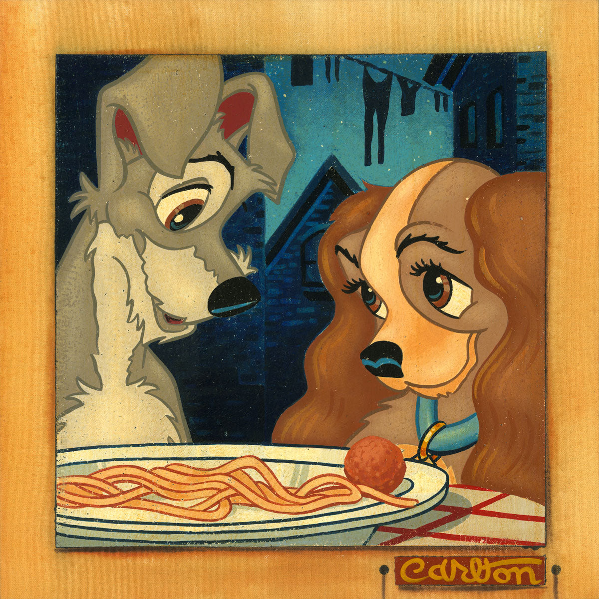 Trevor Carlton Disney Sweet Love Limited Edition Canvas Giclee