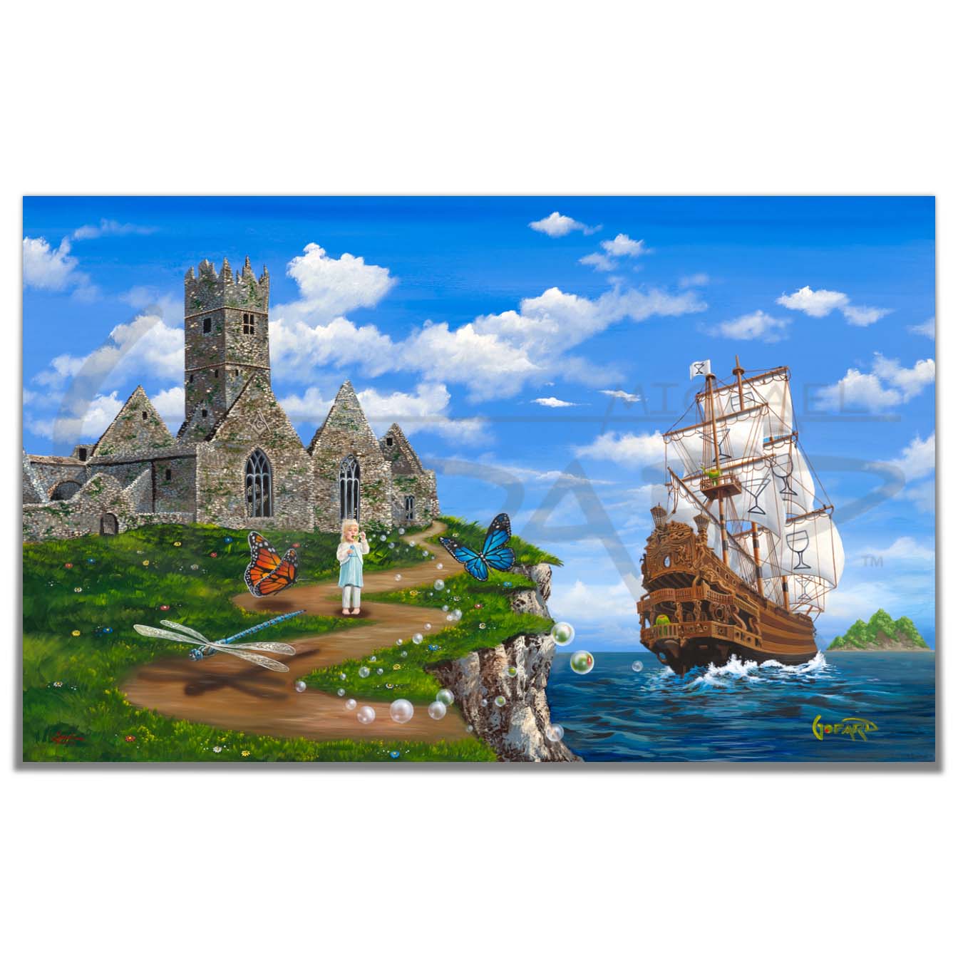 Michael Godard Godard Journey; An Artobiography Limited Edition Canvas Giclee