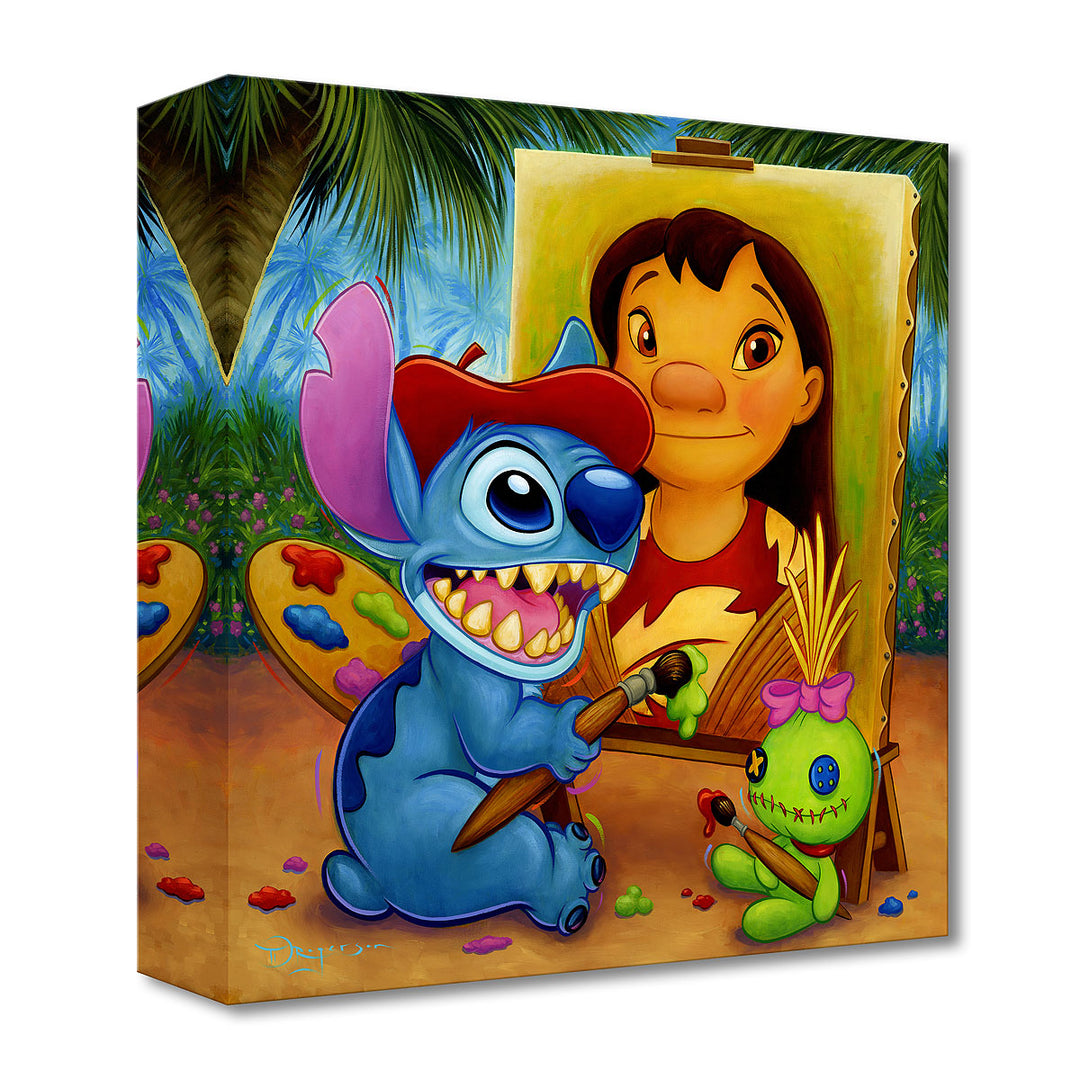 Tim Rogerson Disney The Mona Lilo Limited Edition Canvas Giclee
