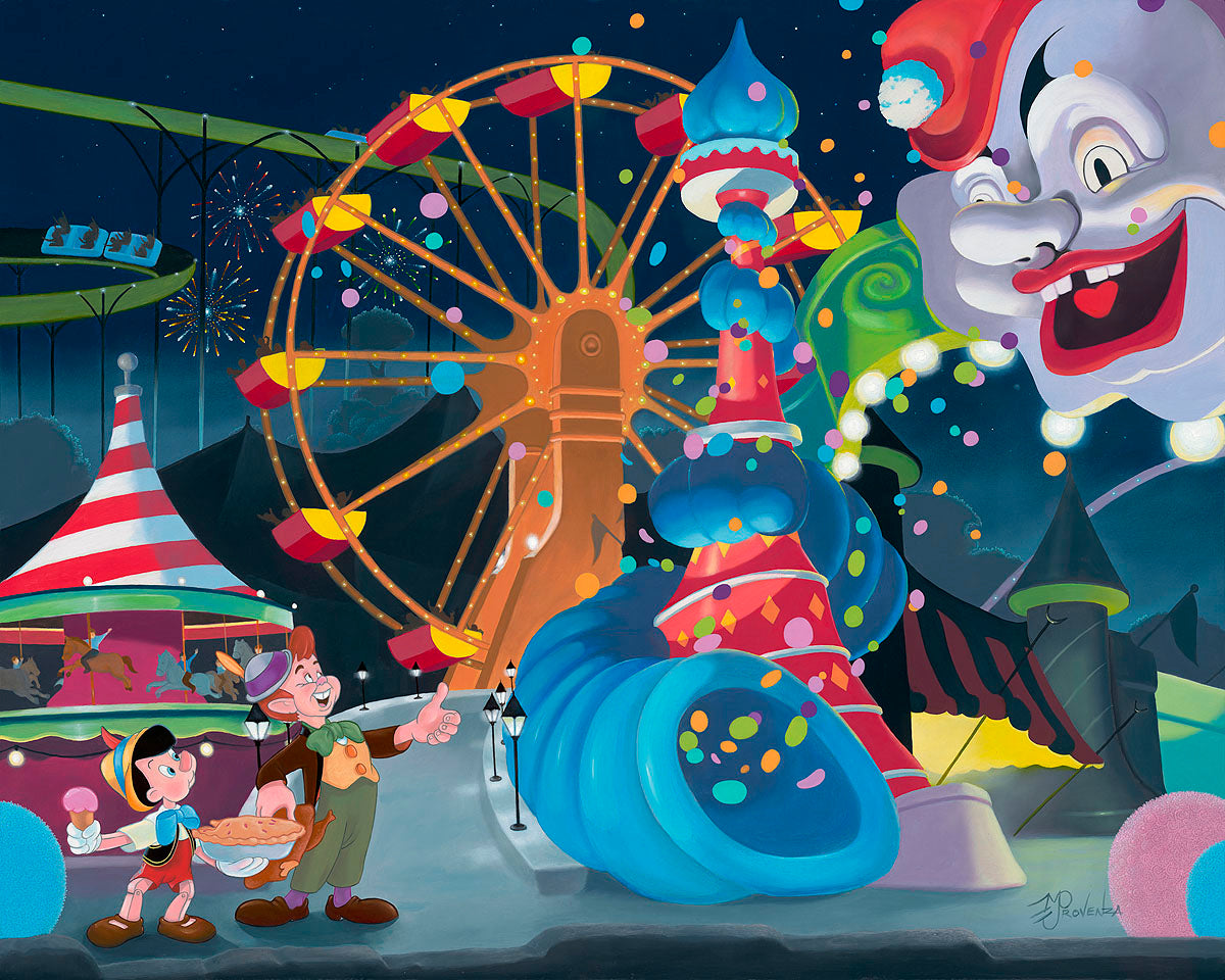 Michael Provenza Disney "The Pleasure's All Mine" Limited Edition Canvas Giclee