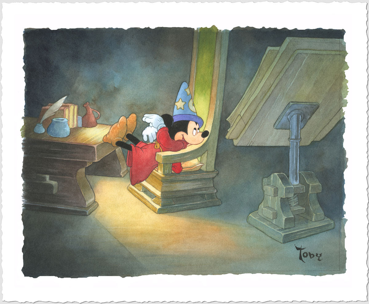 Toby Bluth Disney The Boss's Hat Limited Edition Paper Giclee