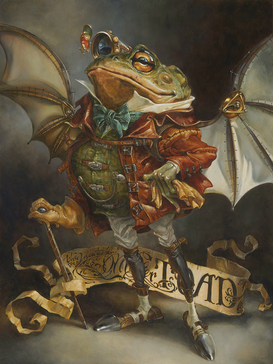 Heather Edwards Disney "The Insatiable Mr. Toad" Limited Edition Canvas Giclee