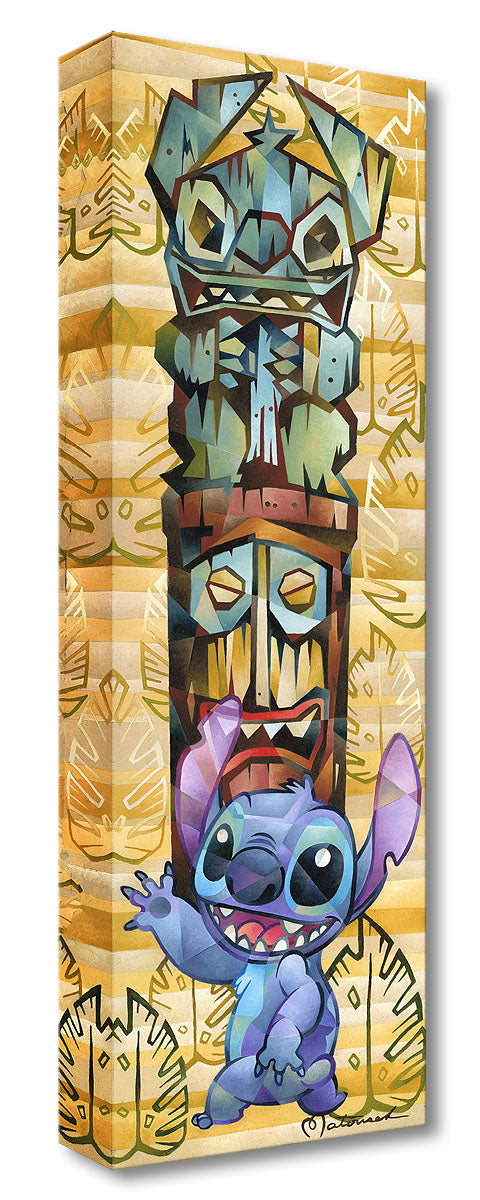 Tom Matousek Disney Tiki Stitch Limited Edition Canvas Giclee